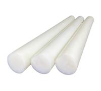 Plastic Pipe， High Density Polyethylene Round Rod, 1pc White PA6 Nylon 50-300mm Dia 100mm Length for Gears & Machinery Parts(300mm)