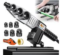 Plastic Pipe Welding Machine (20-63mm) - PP, PP-R, PE, PP-C Socket Fusion Welder - Efficient Heat Dissipation - Anti-Blocking Die - for Plastic Water Pipe - 0-608℉