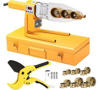 Plastic Pipe Welding Machine, 340°C Electric Pipe Welder, Electronic Constant Temperature for PVC PPR Welding