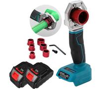 Plastic Pipe Welding Machine Kit - Handheld Portable Socket Fusions Welder, Constant Temperature 340℃; includes 3 Die Heads, Two Quick Release Lithium Batteries