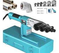 Plastic Pipe Welding Machine Kit - Hot Melt Welder with Digital Display and Scissors for Fusion - Ideal for Professional Use