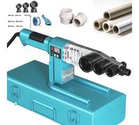 Plastic Pipe Welding Machine Kit - Hot Melt Welder with Digital Display, Scissors for PE/PB/PPR Pipe Fusion