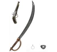 Plastic Pirate Kit for Kids and Adults