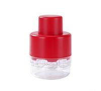 Plastic Pitter Core Remover Tool Pits Seven Cherries Simultaneously Dishwasher Safe for Easy Cleaning and Repeated Use (Red)