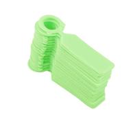 Plastic Plant Markers & Labels Reusable ABS Garden Labels Multicolor 11x2.4cm Pack of 100(Light Green)