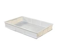 Plastic Plant Saucer, Large Plastic Tray, Reusable, a Must-have for Every Home, Ideal for Organization and Storage(White,70x54x10cm/27x21x3in)