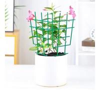 Plastic Plant Support Stakes T Shaped Vine Holder Frame Green Flower Stem Supports Outdoor Plant Cage Stakes Vegetable Grow Up Trellis Anti Lodging Garden Climbing Trellis Grid