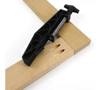 Plastic Pocket Hole Jig Fixing Clamp Woodworking Tool Accurate Scale Thickened Edge for Furniture Cabinet Door Slant Hole Drilling