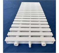 Plastic Pool Drain Cover with Overflow Drainage Grate - Rectangle Grille for Efficient Water Management