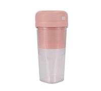 Plastic Portable Blender 2-Blade Portable Juicer CupCompact Small Blenders For Smoothies & Shakes 300ml/10.5oz(Pale Red)