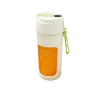 Plastic Portable Blender 6 Blade Portable Juicer Cup Compact Personal Size Blender USB-C Rechargeable 340ml / 11.9oz(Grn)