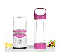 Plastic Portable Blender With Ravel Cup Cordless Portable Juicer Six Blades Blender Cup For Kitchen Office Travel Gym(Lila)