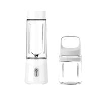 Plastic Portable Blender With Ravel Cup Cordless Portable Juicer Six Blades Blender Cup For Kitchen Office Travel Gym(Wei)