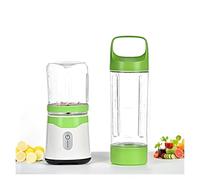 Plastic Portable Blender With Ravel Cup Cordless Portable Juicer Six Blades Blender Cup For Kitchen Office Travel Gym(Grn)