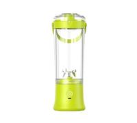Plastic Portable Blender With Sip Spout Powerful Personal Juicer For Smoothies Ice Blending Juicing And Food Processing(Grn)
