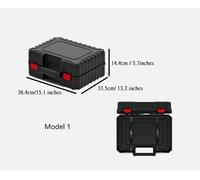 Plastic Power Tool Storage Case Empty Box Electric Drill Holder Foam Organiser