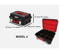 Plastic Power Tool Storage Case Empty Box Electric Drill Holder Foam Organiser