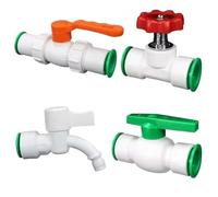 Plastic ppr Stop gate Valve for hot Cold Water and Home Plumbing Pipe Fittings Check(Bronze Yellow,32mm)