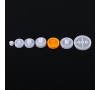 Plastic Pulley Kits Set Durable DIY Toy Belt Wheel Gear Parts for Model Cars Robots and Science Projects 7pcs Assorted Sizes