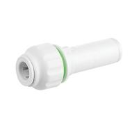 Plastic Push-FIT REDUCING Coupler F 10MM X M 15MM, Suitable for Drinking Water, Suitable for Water Systems, Suitable for Hard & Soft Water Areas, 1 in Pack