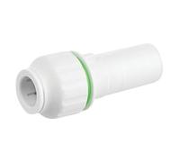 Plastic Push-FIT REDUCING Coupler F 15MM X M 22MM, Suitable for Drinking Water, Suitable for Water Systems, Suitable for Hard & Soft Water Areas, 1 in Pack