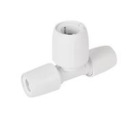 Plastic Push-FIT REDUCING TEE 10MM X 10MM X 15MM, Suitable for Drinking Water, Suitable for Water Systems, Suitable for Hard & Soft Water Areas, 1 in Pack