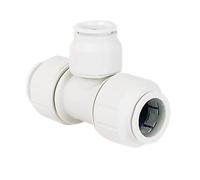 Plastic Push-FIT REDUCING TEE 28MM X 28MM X 22MM, Suitable for Drinking Water, Suitable for Water Systems, Suitable for Hard & Soft Water Areas, 1 in Pack