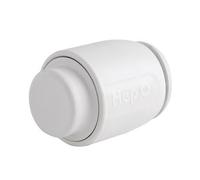 Plastic Push-FIT Stop END 15MM, Suitable for Drinking Water, Suitable for Water Systems, Suitable for Hard & Soft Water Areas, 1 in Pack