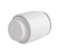 Plastic Push-FIT Stop Ends 15MM, Suitable for Drinking Water, Suitable for Water Systems, Suitable for Hard & Soft Water Areas, 10 in Pack