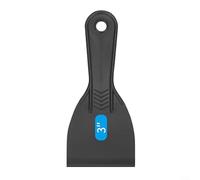 Plastic Putty Scraper Set Multi-Size Plastic Putty Set Paint Scrapers Tool Collection 1.5-8 Inch Black Scraping Blades for Wallpaper Removal Filling(3inch)