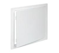 Plastic PVC Access Panel Inspection Hatch Inspection Door with Picture Frame White - Conceals Pipe, Meters, Wires - Fuse, Plasterboard Cover Box - Non Fir 180x180mm (in150x150mm))