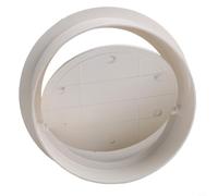 Plastic PVC Check Valve for Exhaust Air Ducts Backflow Prevention in Bathroom Kitchen and Purpose Ventilation Installations (180)