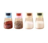 Plastic Quantitative Seasoning For bottle for Culinary Use with 0.5g Precision Dispense for Meal Preparation in Kitchen or Campsite (5)