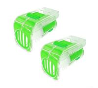 Plastic Queen Bee Marking Bottle Kit with 2 Bottles and Integrated Marker Cages for Beekeeping Tasks (Green)