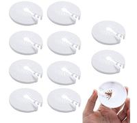 Plastic Radiator Pipe Covers White Pipe Collars Wall Universal 8-22mm for Diameter Pipe Decoration 20PCS