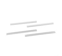Plastic Radiator Pipe Sleeves 200mm 300mm 500mm White(White-300mm) | Adjustable length 200-500mm, 15mm diameter, easy to fit, sl lack finish, hides unsightly pipes