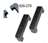 Plastic Radiator Support Bushing Kit 2pcs Black Plastic Radiator | High-strength plastic, black finish, heat resistant, prevents rattling, long-lasting durability