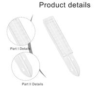 Plastic Rain Measurement Cup Clear Dual Garden for Tool Featherweight Compact Collector Scale (0-5 Inches / 0-120 mm) Gauge Weather Function with Includes