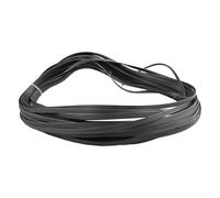 Plastic Rattan Repair Kit, 120ft Flat Wicker Roll, PE plastic wicker cord, for DIY Patio Chair Seat and Garden Furniture Restoration, Outdoor Rattan Replacement(gray)