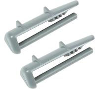 Plastic Rear Rail End Caps for Beko Dishwashers (Pack of 2)