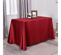 Plastic Rectangle Tablecloth - Wrinkle-Resistant Stain-Resistant Dining Room Cover Perfect for Kitchen Dining and Picnic Use Table Protector