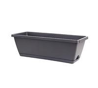 Plastic Rectangular Flower Pots Sturdy Vegetable Planter for Home Indoor