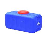 Plastic Rectangular Water Tank 48L/80L/110L/160L/200L/340L Thickened HDPE Outdoor Storage Tank With Lid (Blue 48L)