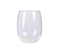 Plastic Red Wine Glass, Egg Shape, 480 ml, Large Capacity, PET Wine Glass, Drip Not Broken, Bottle Brushes for Cleaning (Clear, One Size)