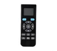 Plastic Remote Control for Cecotec for Conga 1190 Robot Vacuum Cleaner, Compatible with Series 1190 Model 05077, Ergonomic Design for Programming Cleaning Schedules and Adjusting Power, Black