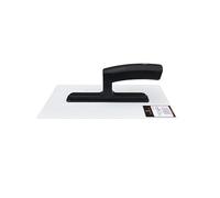Plastic Rendering Trowel 11" Silicone Top Coat Texturing Float Trowel for Smoothing and Texturing Plasters Cements Acrylic, 2mm Thick Blade