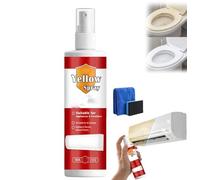 Plastic Renew Yellow-Off Spray Cleaner,Fast-Acting Multi Purpose Plastic Yellowing Remover Spray,Removes Yellow Stains,Restores Bright Finish On Old Appliances (1 Pcs)
