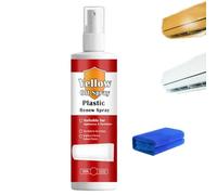 Plastic Renew Yellow-Off Spray Cleaner, Multi Purpose Plastic Yellowing Remover Spray, Fast-Acting Rubber Restorer, for Air Conditioner, Toilet Seats and Household Appliances, 100ml (1PC)