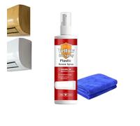 Plastic Renew Yellow-Off Spray Cleaner, Multi-Purpose Plastic Yellowing Remover Spray, Heavy Duty Yellow Stain Remover, Fast-Acting Rubber Restorer, for Air Conditioner, Toilet Seats (1PC)