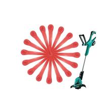 Plastic Replacement Blades Compatible for Gardena | 50pcs for cordless grass trimmer easy cut li-18/23R lawn trimmer(Green)